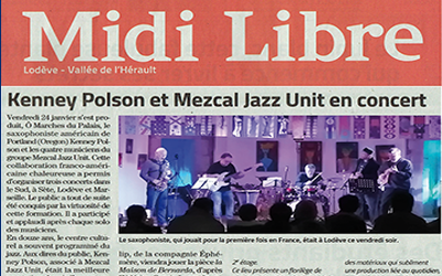 Kenney Poison et Mezcal Jazz Unit en concert